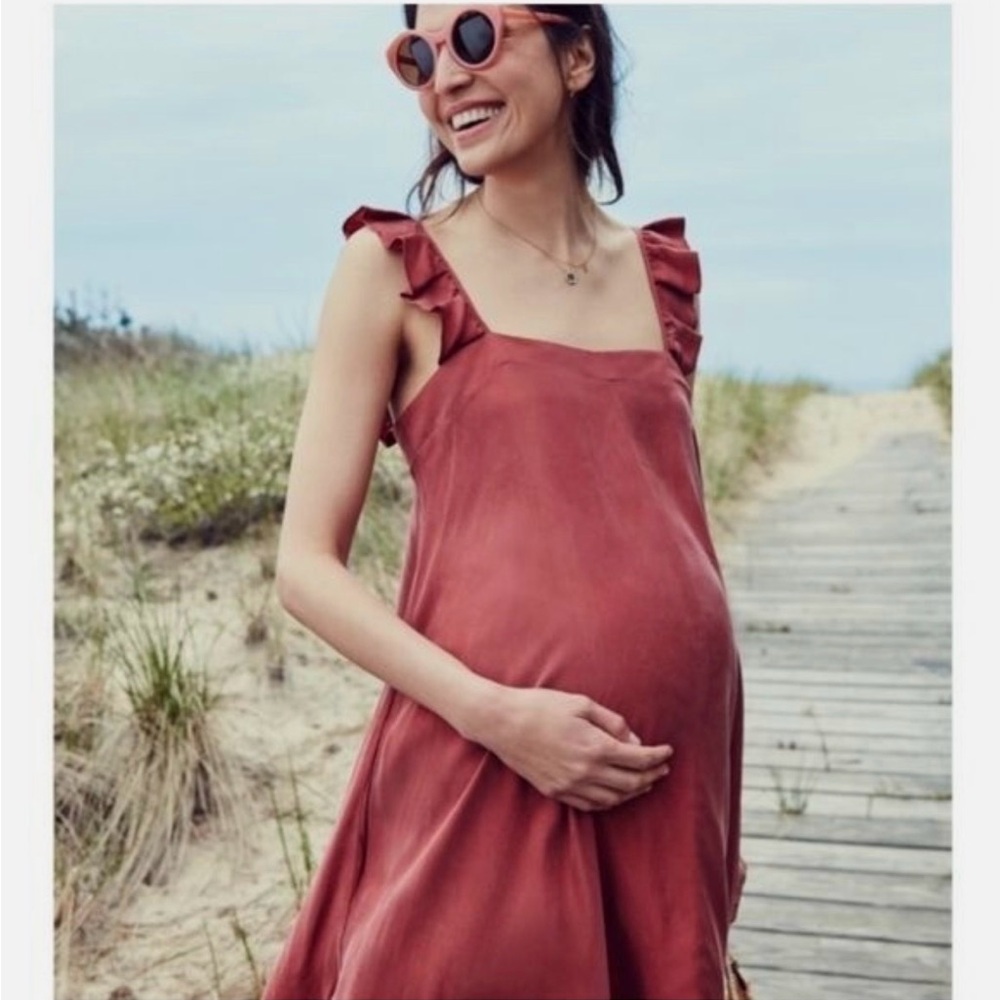 Hatch Cate Square Neck Maternity Dress- size 0/ xsmall